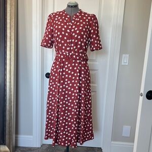 NWOT Boden Button Front Dress
